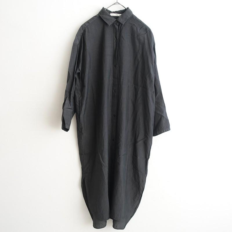 美品✨定価3.8万 エヴァムエヴァ コットンシルク シャツワンピース 羽織 美品✨定価3.8万 エヴァムエヴァ コットンシルク シャツワンピース