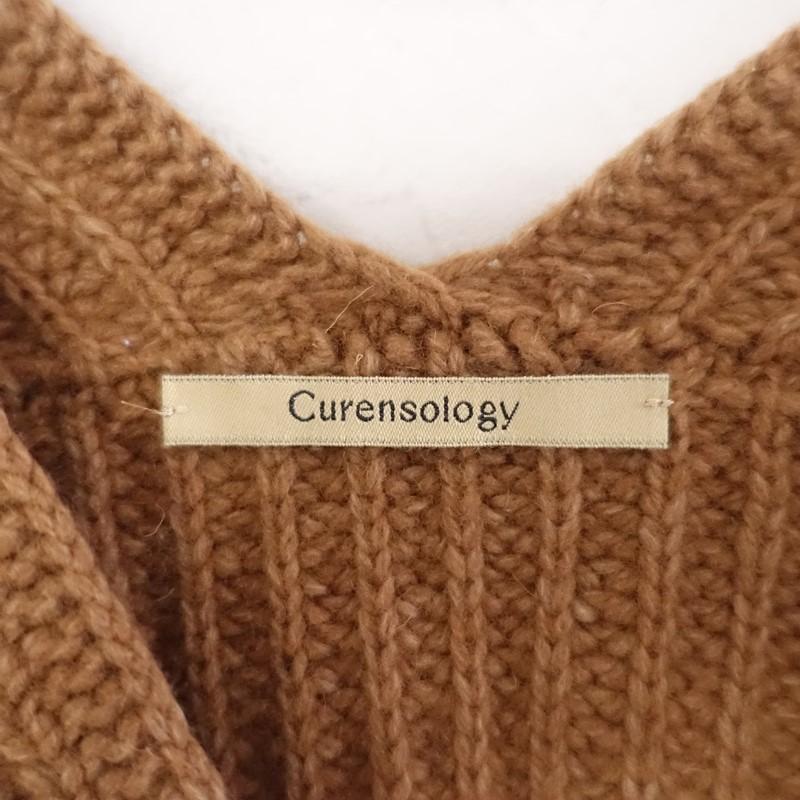 Curensology（カレンソロジー） *ウールブレンドニットプルオーバー*F