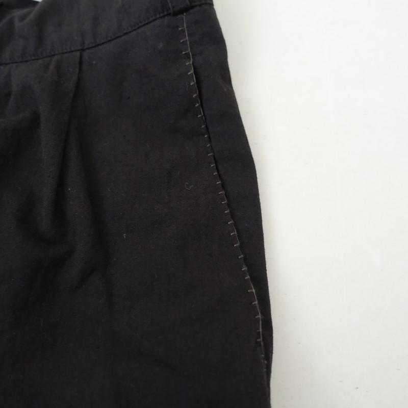 ハレルヤ HALLELUJAH *コットンヘンプバルーンパンツ*38黒ブラック