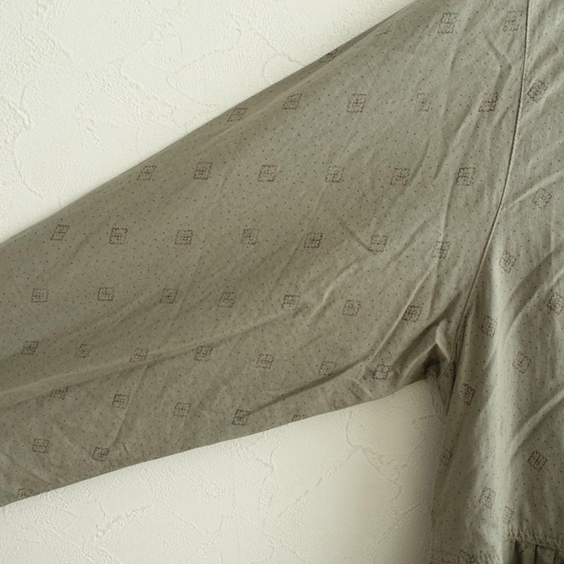 nest Robe（ネストローブ） *コットンシルクプリントギャザーシャツ