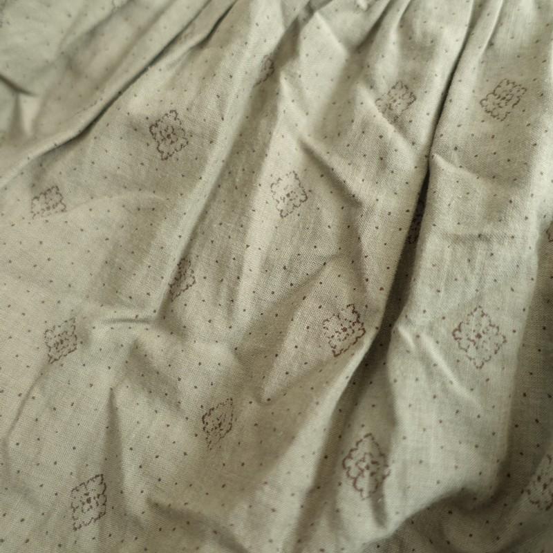 nest Robe（ネストローブ） *コットンシルクプリントギャザーシャツ