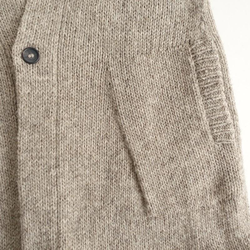 ゴーシュ 【定価2.8万】ゴーシュ *ニットロングカーディガン*2ブラウン