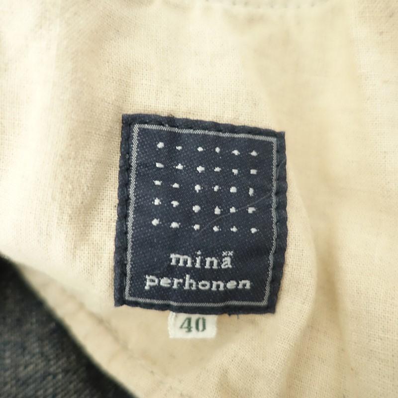 mina perhonen（ミナペルホネン） *always スリムデニムパンツ*40