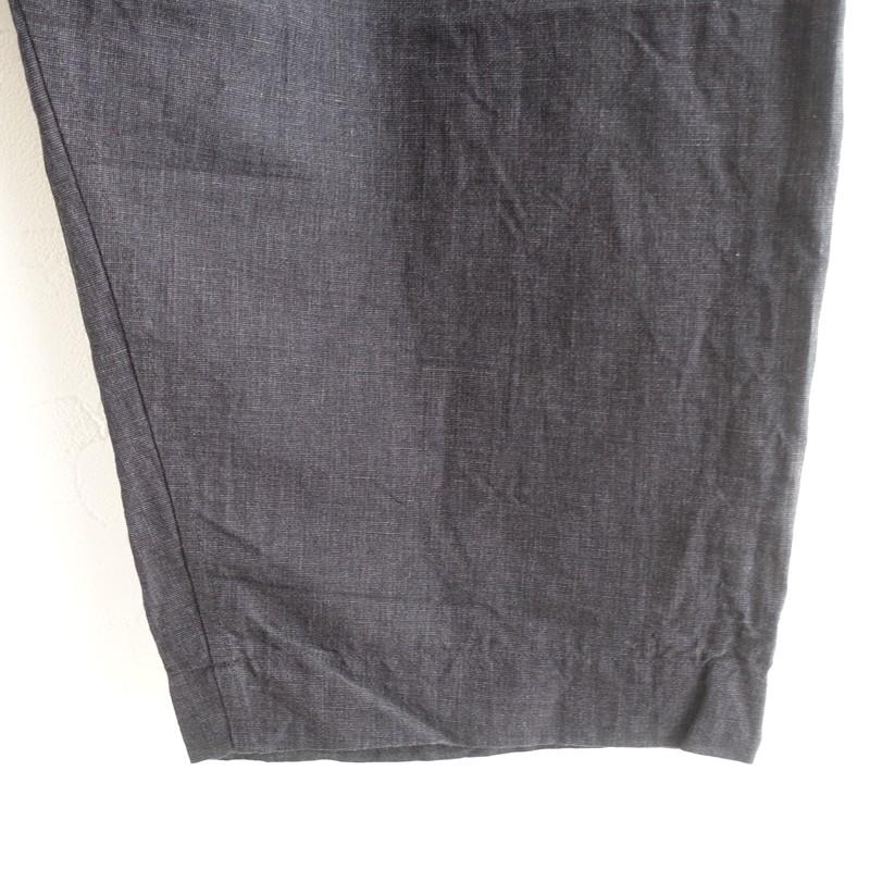 美品/定価3.0万】えみおわす *ふとまきパンツ*黒ブラック系無地ロング