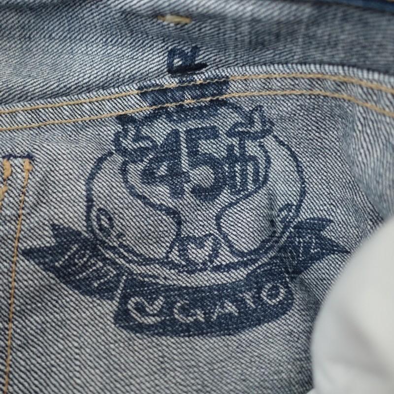 美品 45R 45年ものがたり シャルロット5 保美 デニムパンツ 定価2.7万】45アールピーエム 45RPM *45年ものがたり シャルロット5