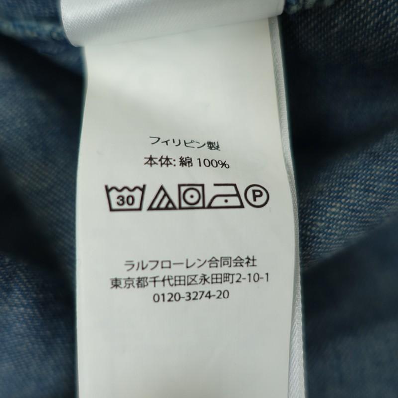 美品】ポロラルフローレン Polo Ralph Lauren *デニムノースリーブ
