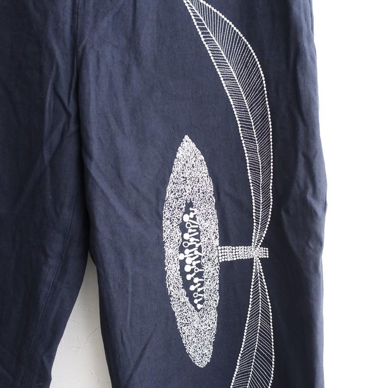 mina perhonen（ミナペルホネン） *moon flower リネンコットン刺繍