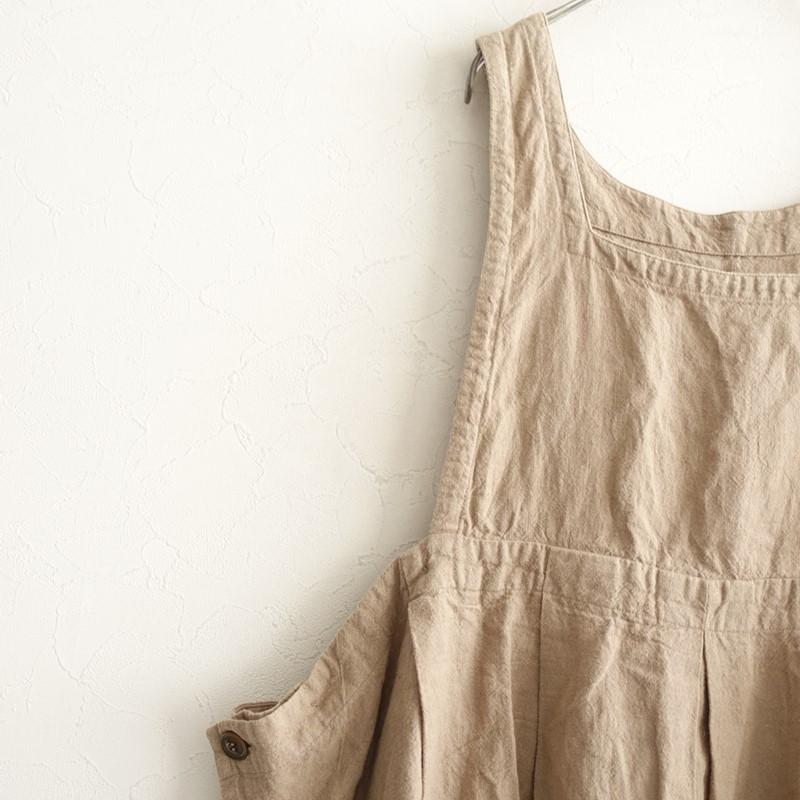 nest Robe（ネストローブ） *ラミーリネン2wayエプロンワンピース*F
