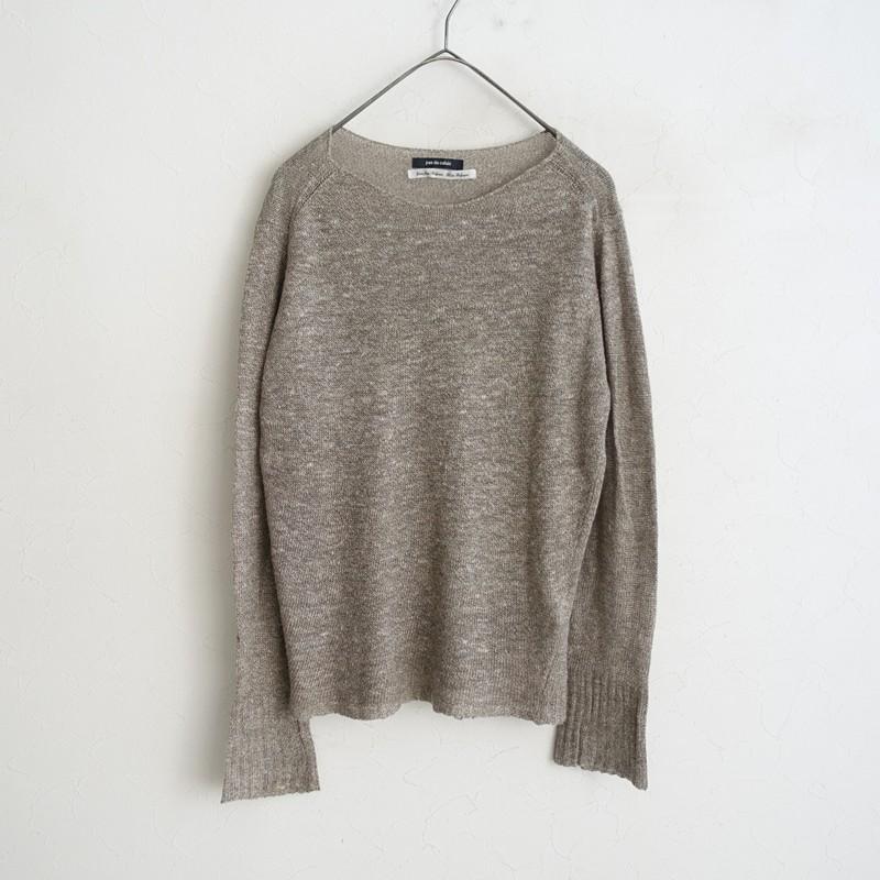 pas de calais（パドカレ） *リネンブレンドンニットプルオーバー*38