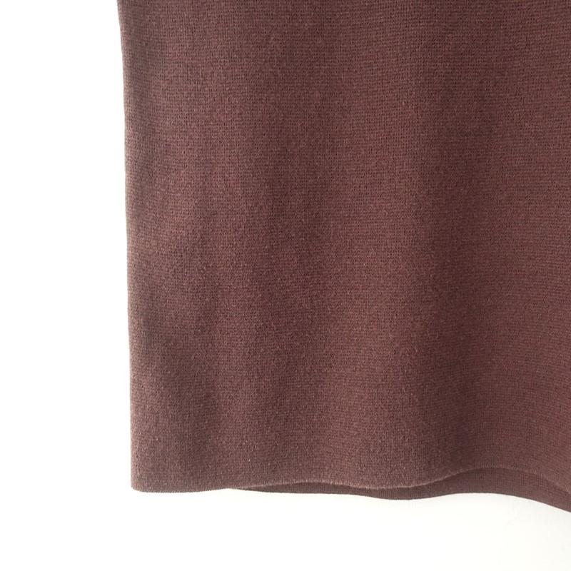美品】ンニット NKNIT *コットンブレンドニットポロシャツ*2ダーク