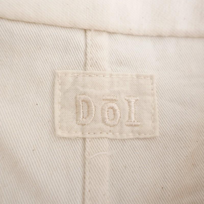 ドーイ DOI *エプロンワンピース*働衣ナチュラルノースリーブ生成