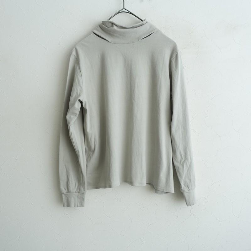 ミズイロインド mizuiro-ind *コットン天竺ボウタイ付きカットソー 