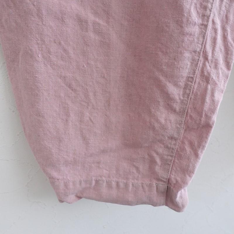 nest Robe（ネストローブ） *ブラックリネンイージーパンツ*Fピンク麻