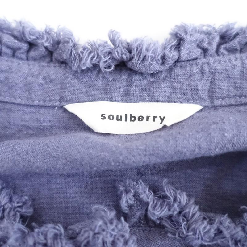 soulberry（ソウルベリー） *ふくろうと月 月影のブラウス*Mスモーキー ソウルベリーふくろうと月M