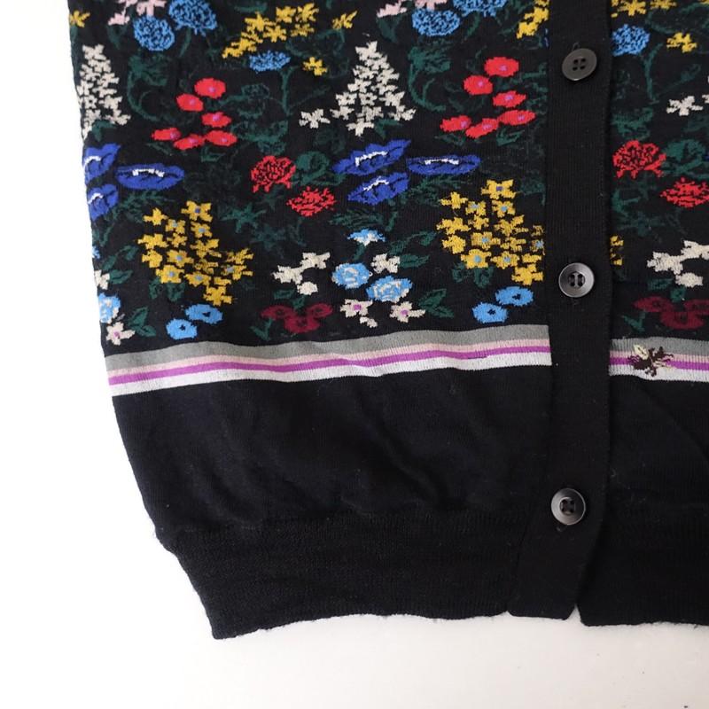 ANTIPAST（アンティパスト） *sock knit cardigan フラワージャガード