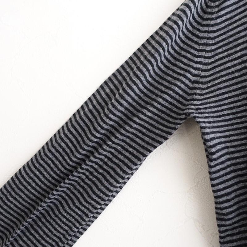 [JOHN SMEDLEY] ボーダーカーディガン JOHN SMEDLEY（ジョンスメドレー） JOHN SMEDLEY FOR WR *コットン