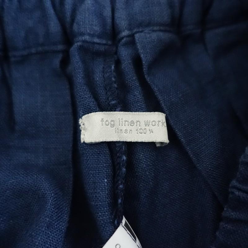 フォグリネンワーク fog linen work *リネンイージーワイドパンツ