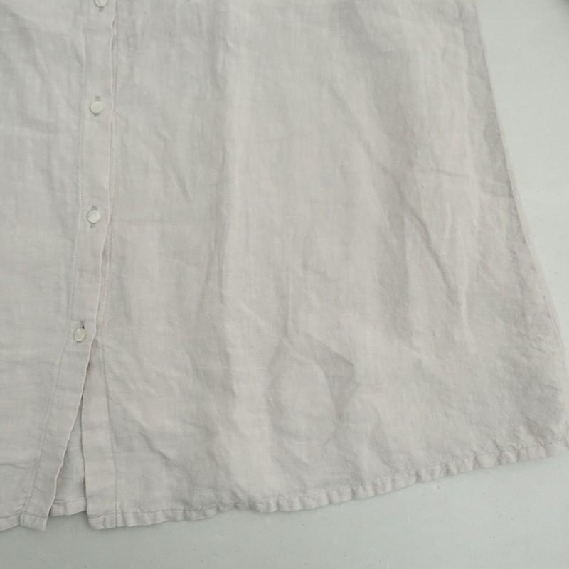 nest Robe（ネストローブ） *リネン近江晒ラッフル袖2wayブラウス*F 
