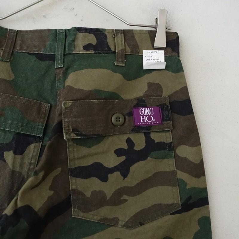 GUNG HO（ガンホー） *コットンツイルカモフラージュベイカーパンツ*29