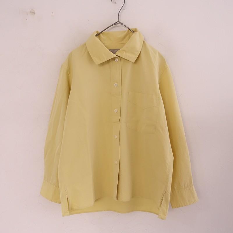 美品 MHL. XL コットン 長袖 シャツ 黄色 イエローマーガレットハウエル MARGARET HOWELL（マーガレットハウエル） *コットン長袖シャツ*1