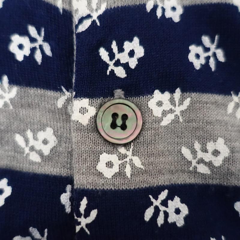 ぎゅぎゅ　トリコ コムデギャルソン 花柄ニットカーディガン トリココムデギャルソン tricot COMME des GARCONS *ウールボーダー
