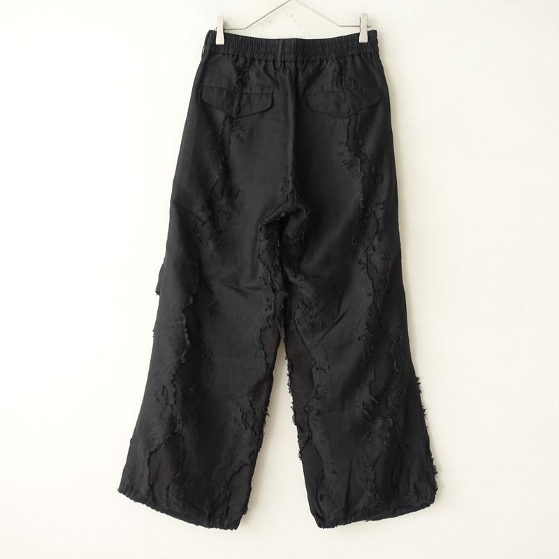 2025/定価5.5万】ターク TAAKK *カットジャガードパラシュートパンツ*2