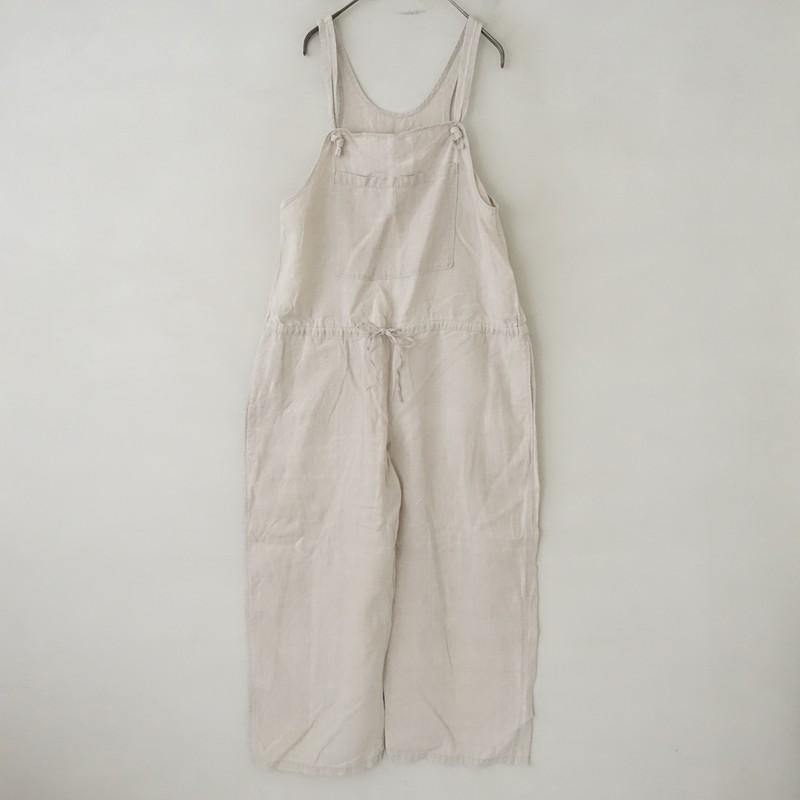 【新品】wえ24 a⁺koloni アラクリティコロニー サロペットパンツ　F a+koloni アラクリティーコロニー *リネンサロペット*Fオーバーオール