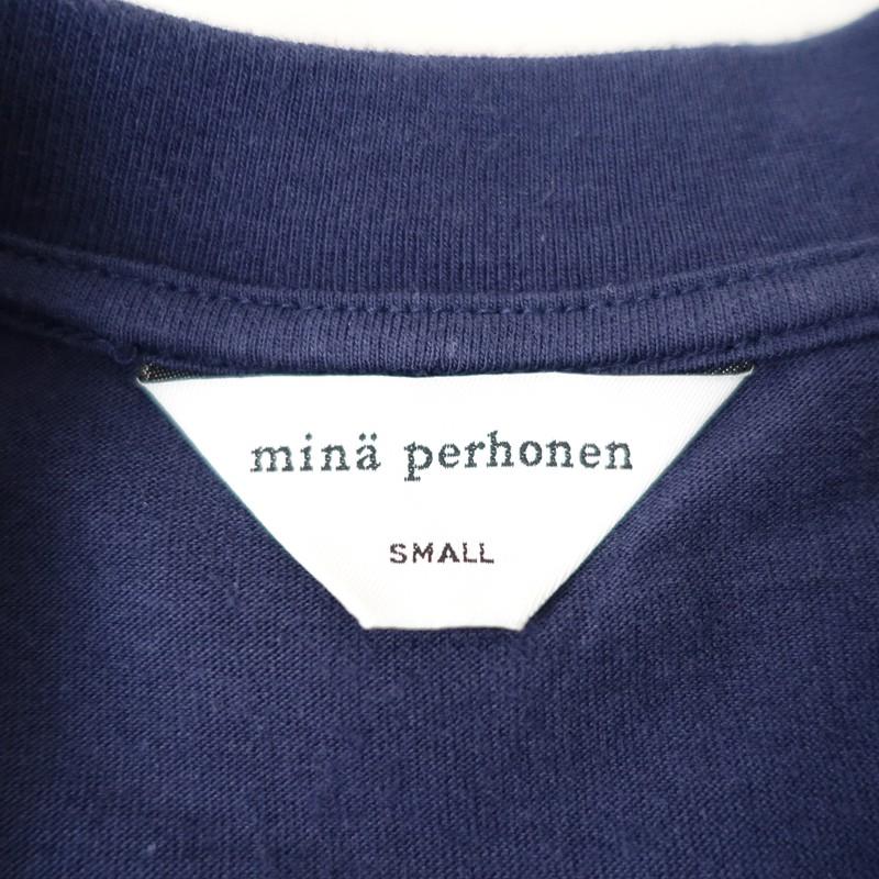ミナペルホネンmina perhonenつぐ展プリントTシャツ　白　Lサイズ つづく展】ミナぺルホネンなのに洗濯可能！life puzzle の Tシャツ