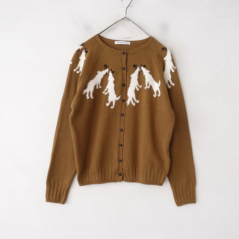 mina perhonen（ミナペルホネン） *wolf&flower コットンニット