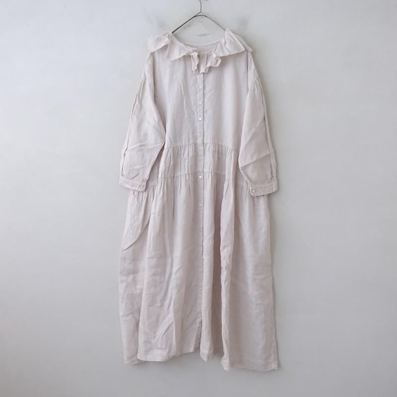 nest Robe（ネストローブ） *リネンサフィランワンピース*Fライト