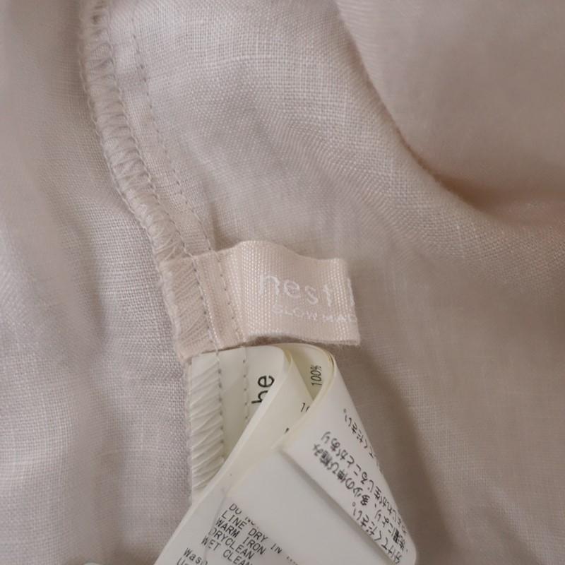 nest Robe（ネストローブ） *リネンサフィランワンピース*Fライト