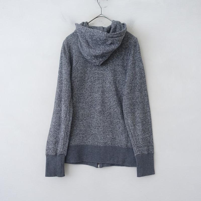 CLOTH&CROSS クロス＆クロス *コットン裏毛ジップアップフーデッド 