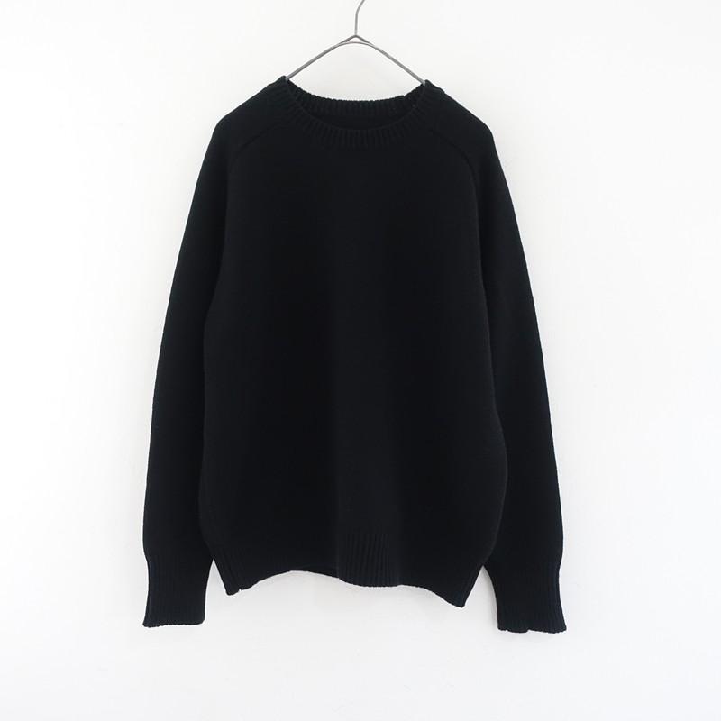美品/定価3.9万】トリチ TORICI *ヴィランセーター*3黒ブラックプル 
