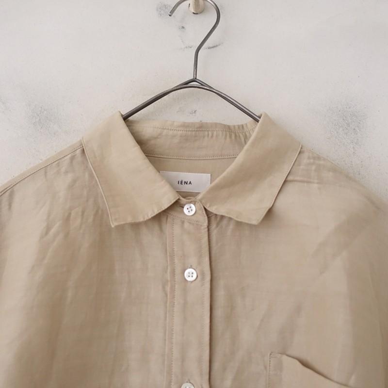 IENA（イエナ） 【定価1.6万】イエナ *ラミーリヨセルスリットシャツ 