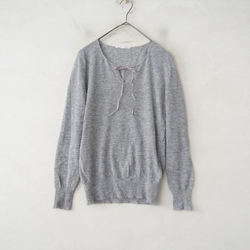 n100（エヌワンハンドレッド） *カシミヤニットプルオーバー*36