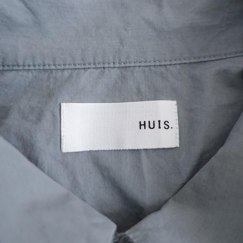 ハウス HUIS. *遠州織物タイプライタークロスロングシャツ*Fチュニック 