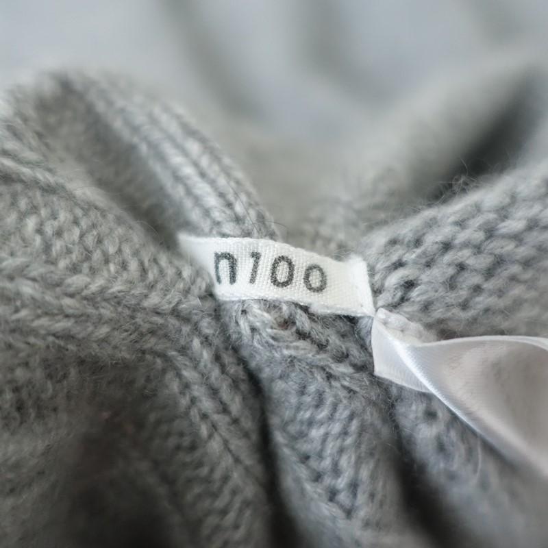 n100（エヌワンハンドレッド） *カシミヤニットタートルネックプル 
