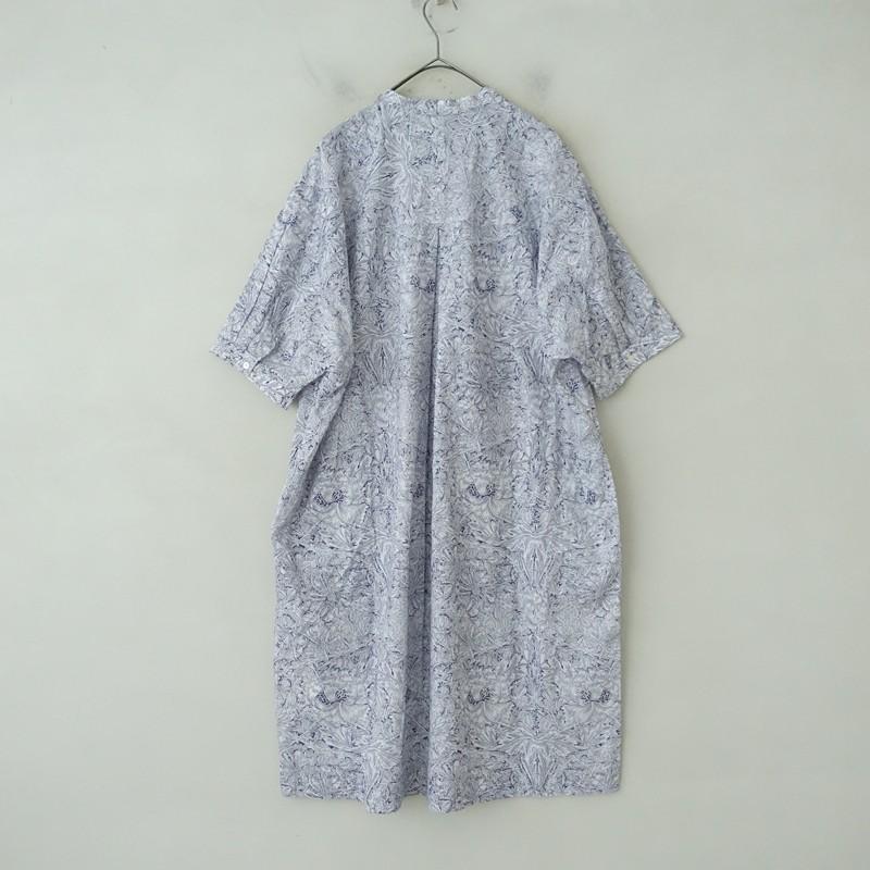 極美品/23AW/showerparty/リバティプリント シャツワンピース 美品】シャワーパーティー Shower Party *LIBERTYプリントシャツ