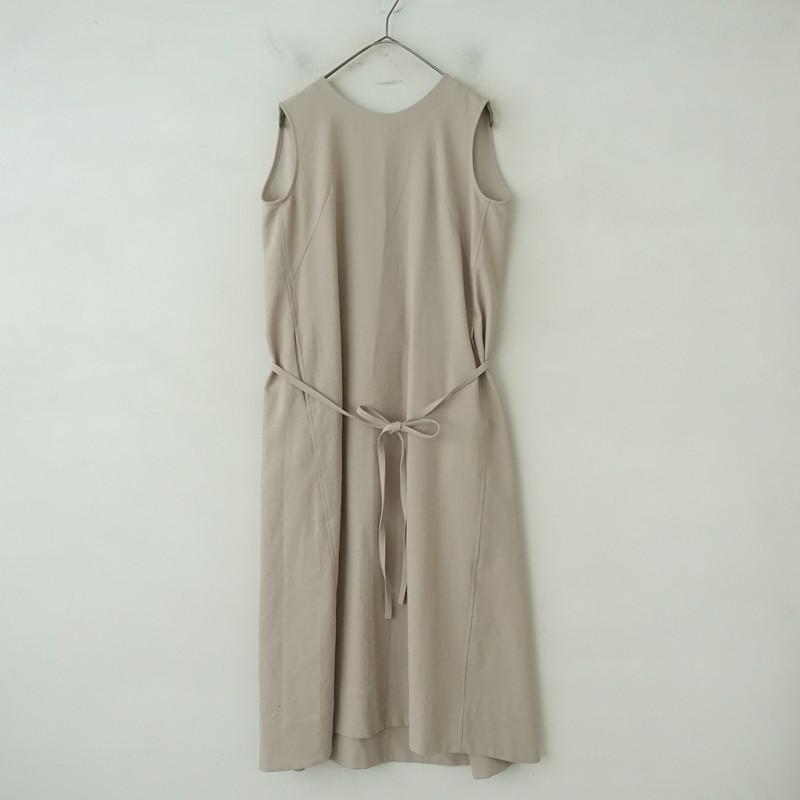 定価2.9万】レリル lelill *ノースリーブワンピース*38ライトベージュ 