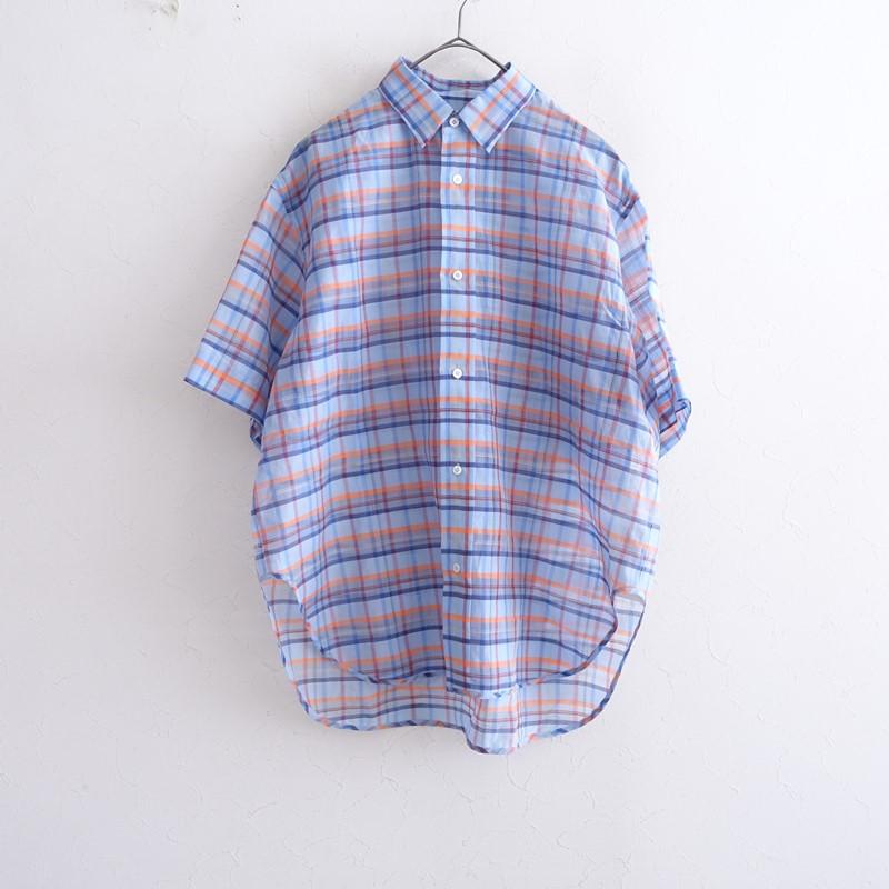 BLAMINK 【定価9.3万】ブラミンク *SUMMER オーガンジーチェックシャツ