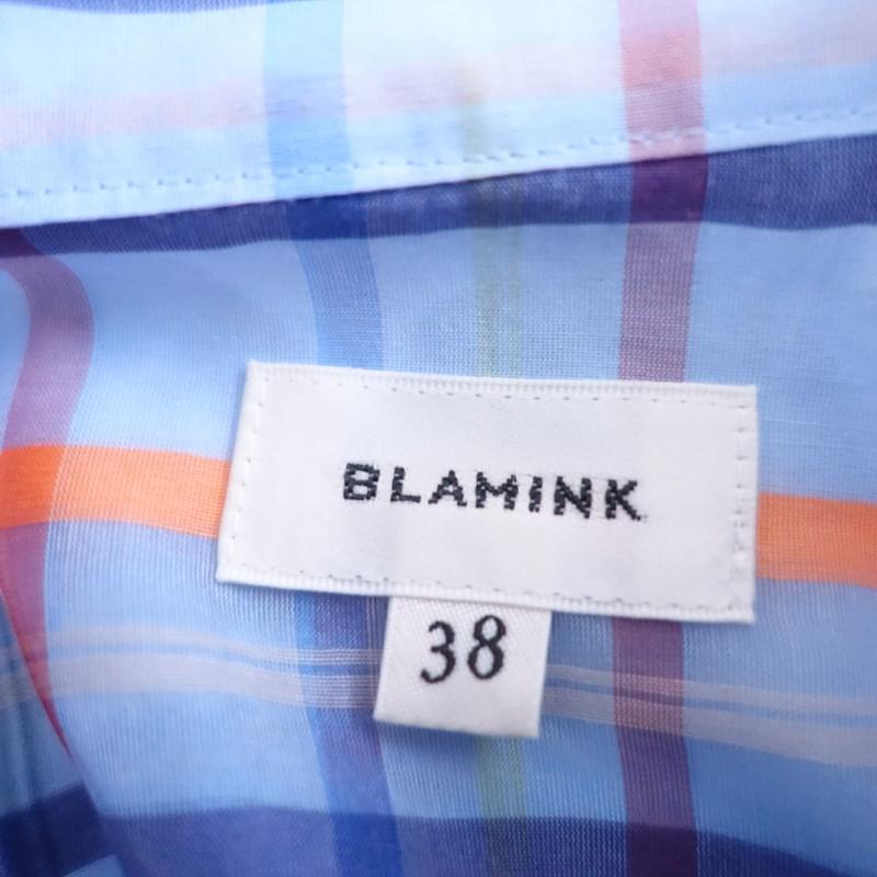 BLAMINK 【定価9.3万】ブラミンク *SUMMER オーガンジーチェックシャツ