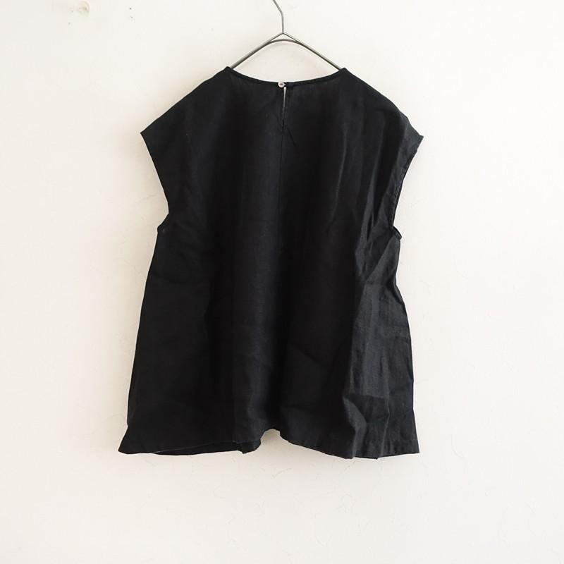 かぐれ 【定価1.3万】かぐれ kagure *リネンフレアブラウス*F黒 