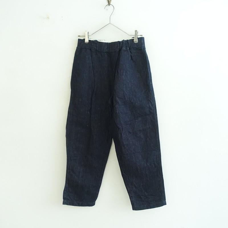 定価1.6万】ソワ Soi-e *コットンリネンデニムパンツ*1イージー