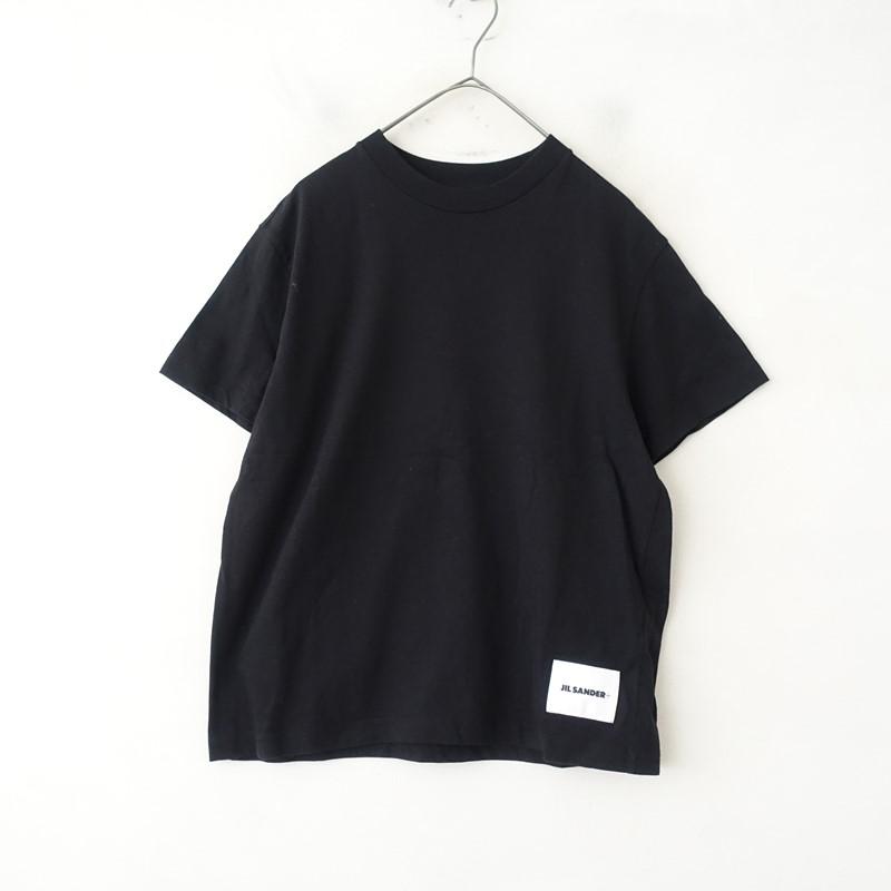 ジルサンダー JIL SANDER *オーガニックコットン半袖Tシャツ*M黒