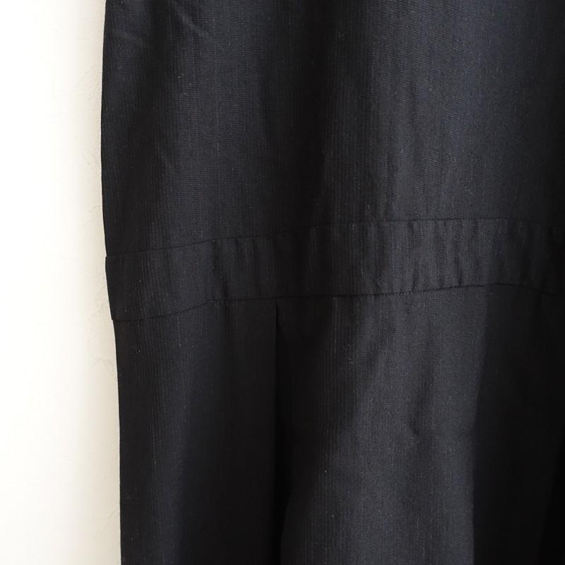ポールハーデン Paul Harnden *Pembroke A Dress Short ウールワンピース*S黒ブラック半袖(33-2604-569)【02E62】の画像