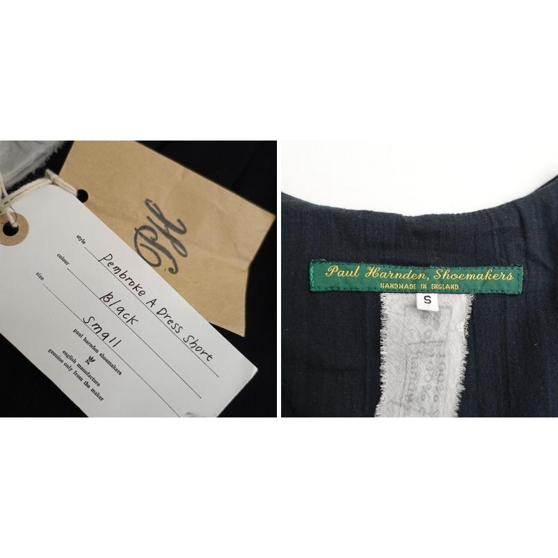 ポールハーデン Paul Harnden *Pembroke A Dress Short ウールワンピース*S黒ブラック半袖(33-2604-569)【02E62】の画像