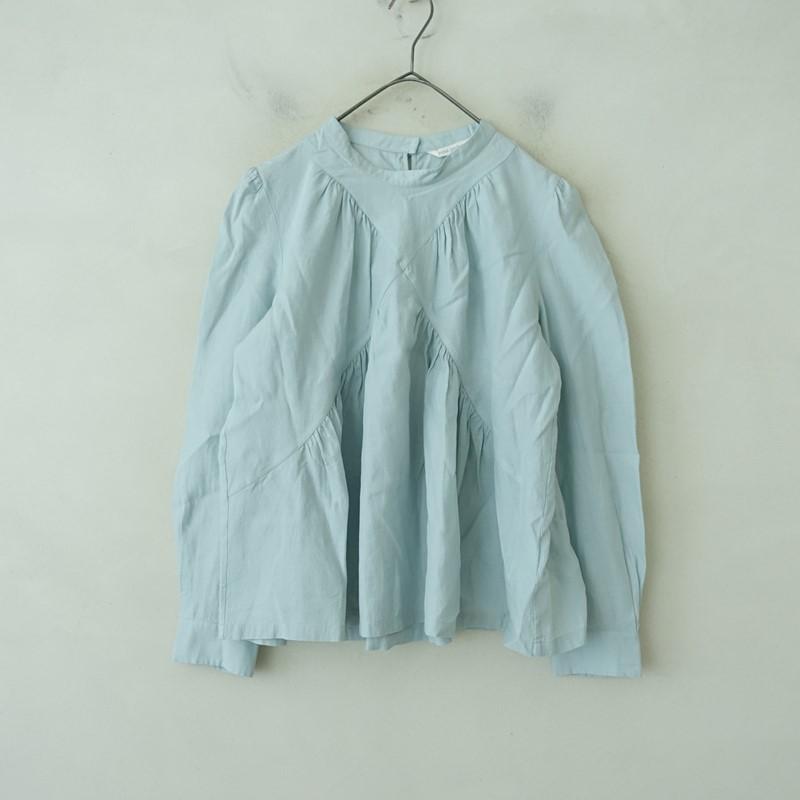 ミナペルホネン　pilli　 　　　　　　　　　　　　　シルクコットンブラウス mina perhonen（ミナペルホネン） 【定価4.1万】ミナペルホネン *pilli