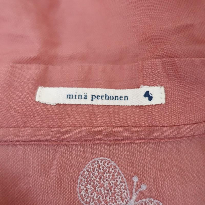 mina perhonen（ミナペルホネン） *choucho チョウチョ刺繍ブラウス*36