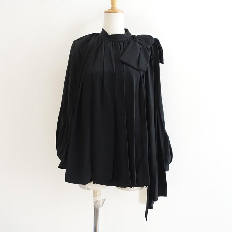 未使用】シモーネロシャ Simone Rocha *リボンハイネックギャザー 