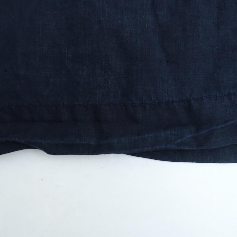 nest Robe 【染】ネストローブ *リネンワンピース*麻ネイビー